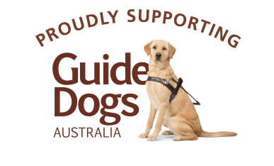 Proudly Supporting Guide Dogs Australia